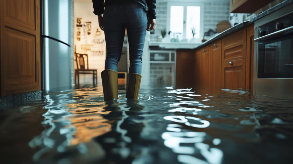 house with water damage