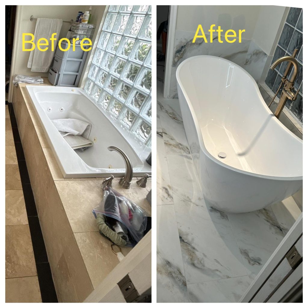 Bathroom rebuild in Dallas