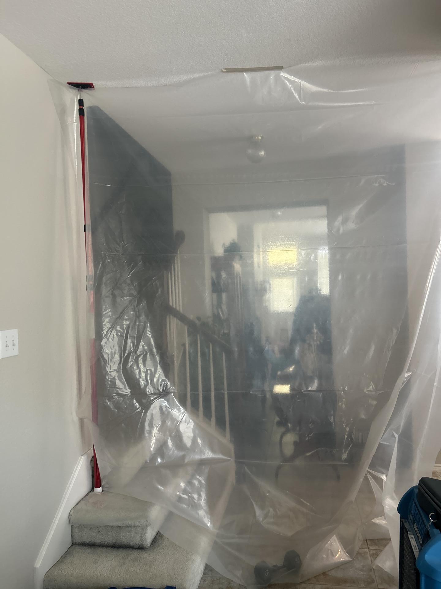 Drying equipment in action