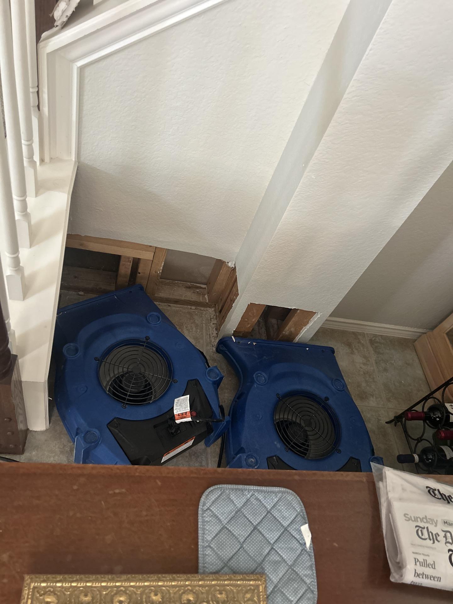 Entry hall drying process