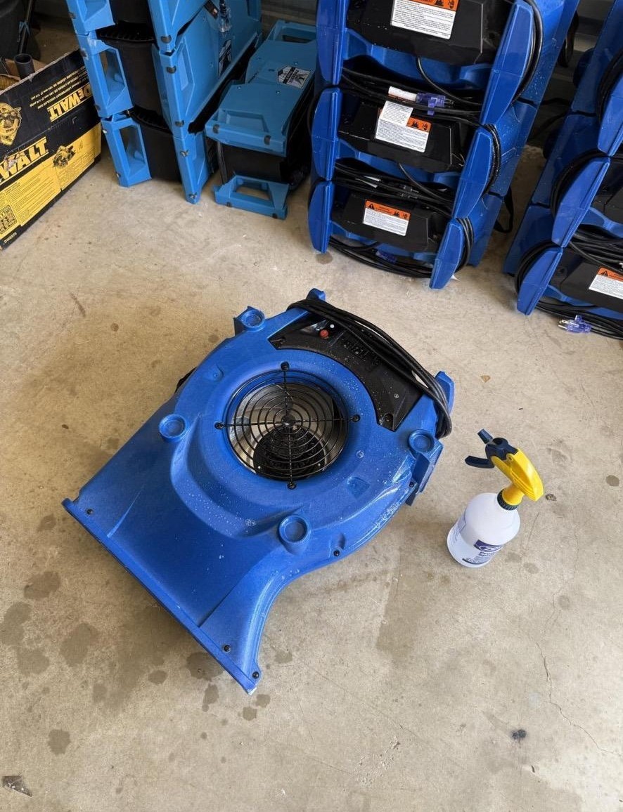 Air mover and sanitization equipment