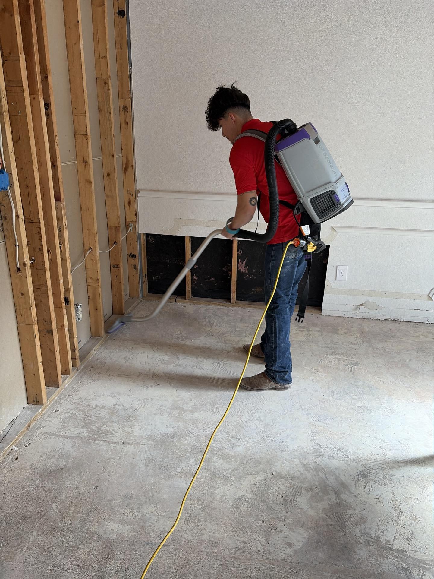 HEPA vacuuming for thorough cleanup