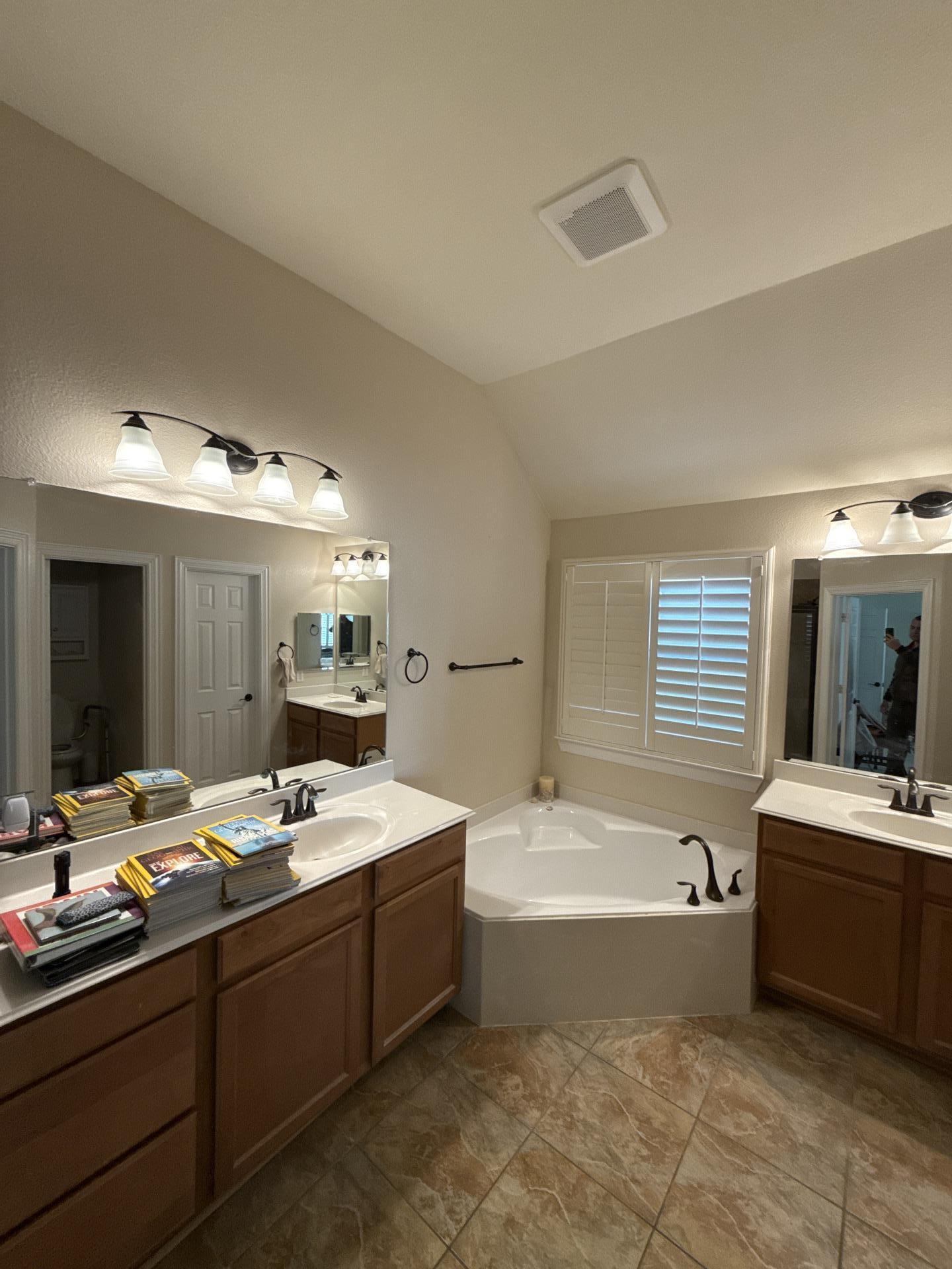 Master bathroom restoration complete