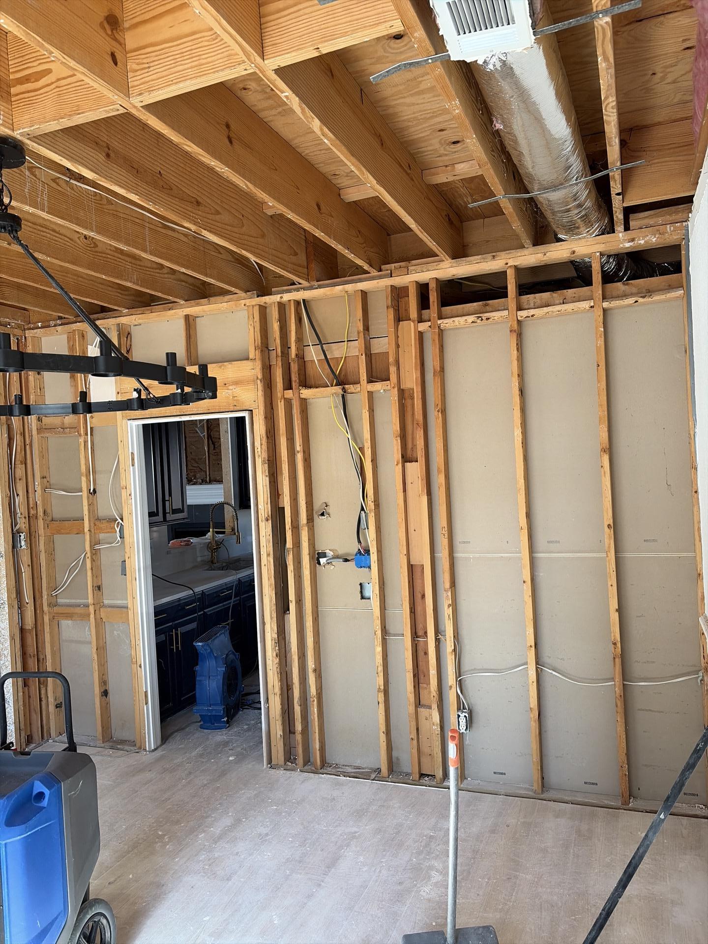 Dining room demolition complete