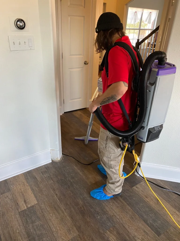 water damage cleanup