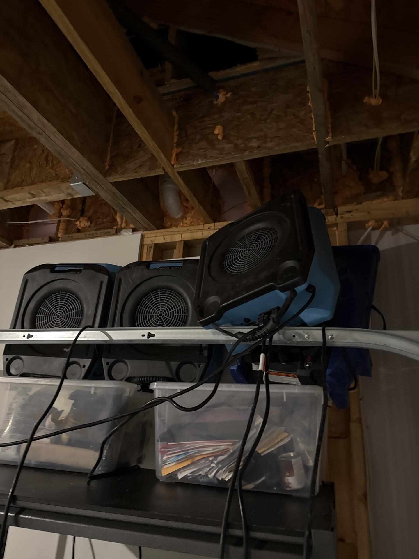 Ceiling drying