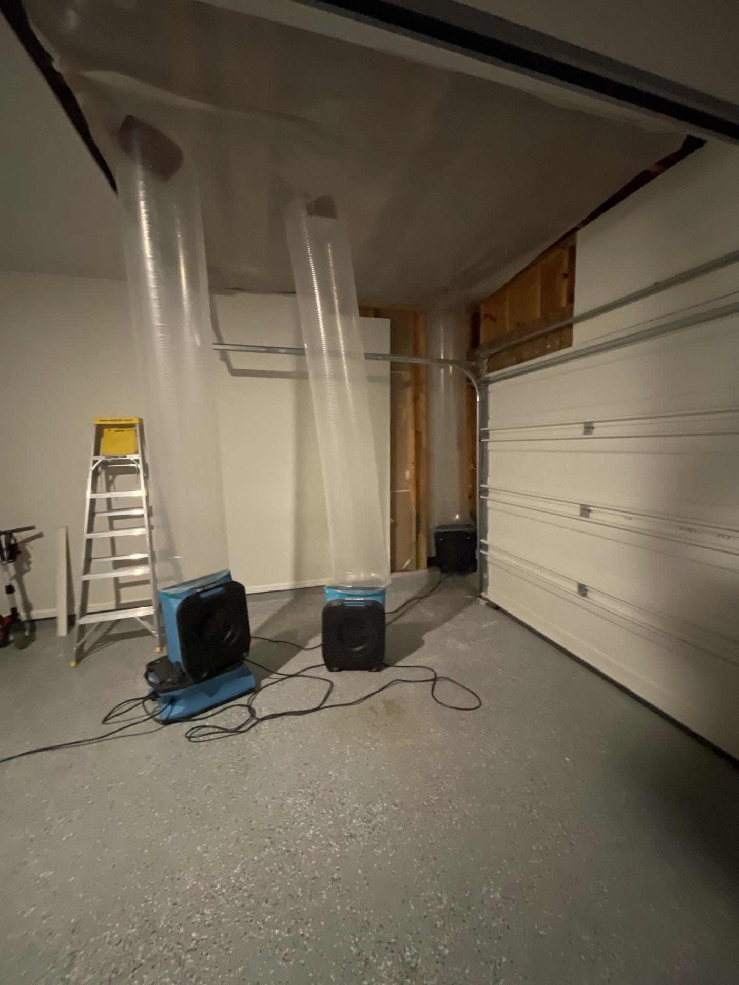 Garage air scrubbing
