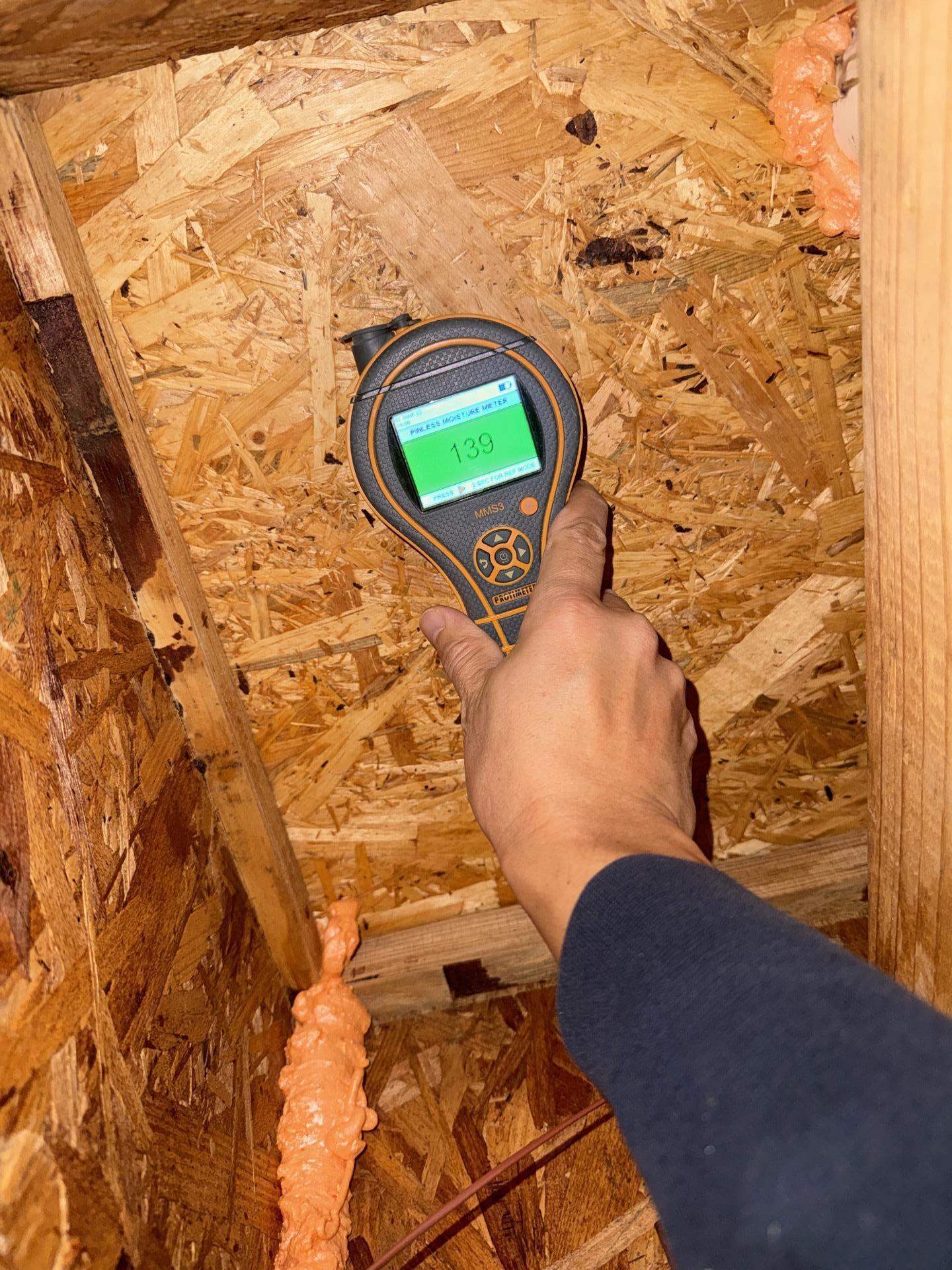 Final moisture reading