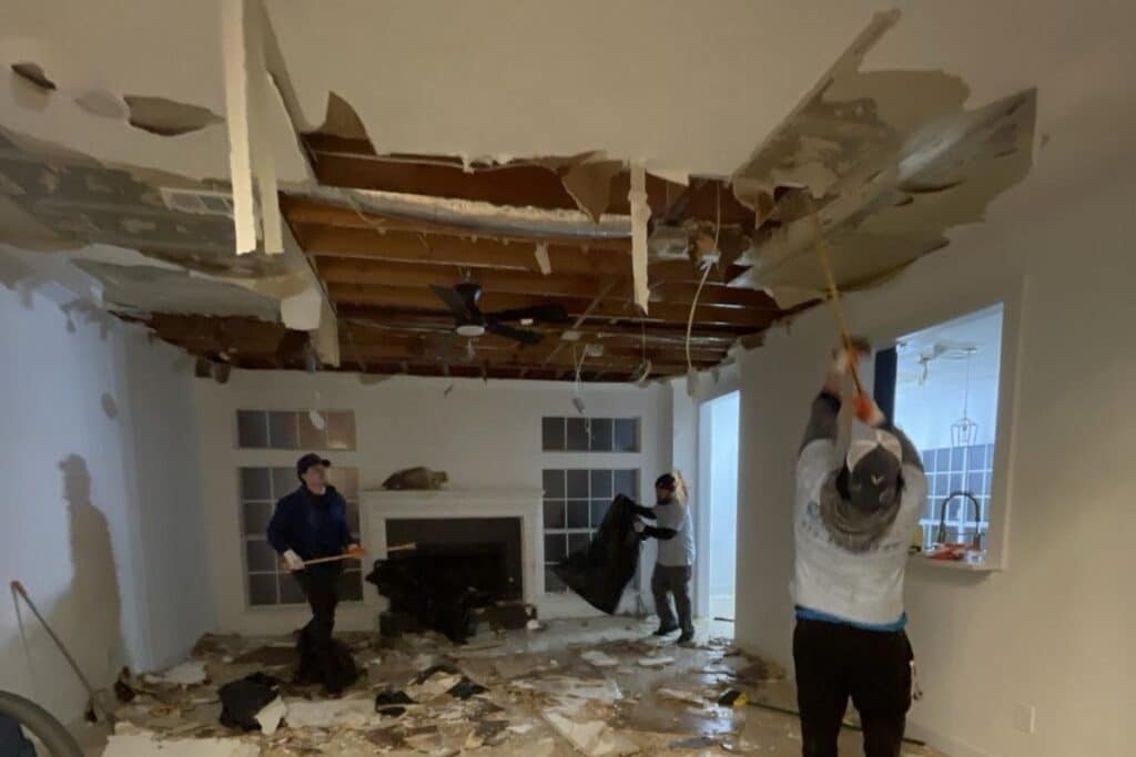 Ceiling Leak Cleanup: Why Ceiling Moisture Is a Health Concern