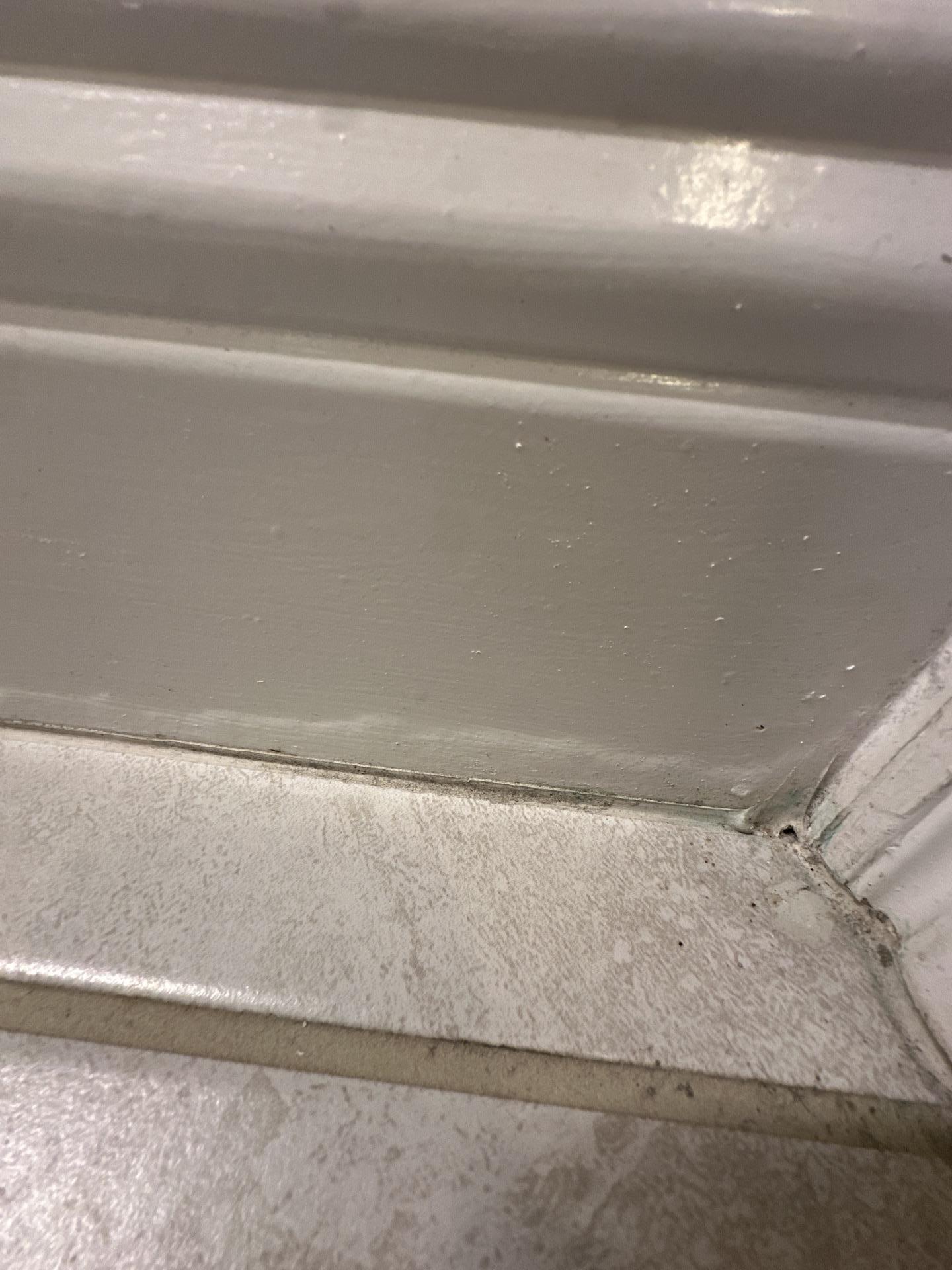 Baseboards affected by washing machine water leak in Melissa TX home