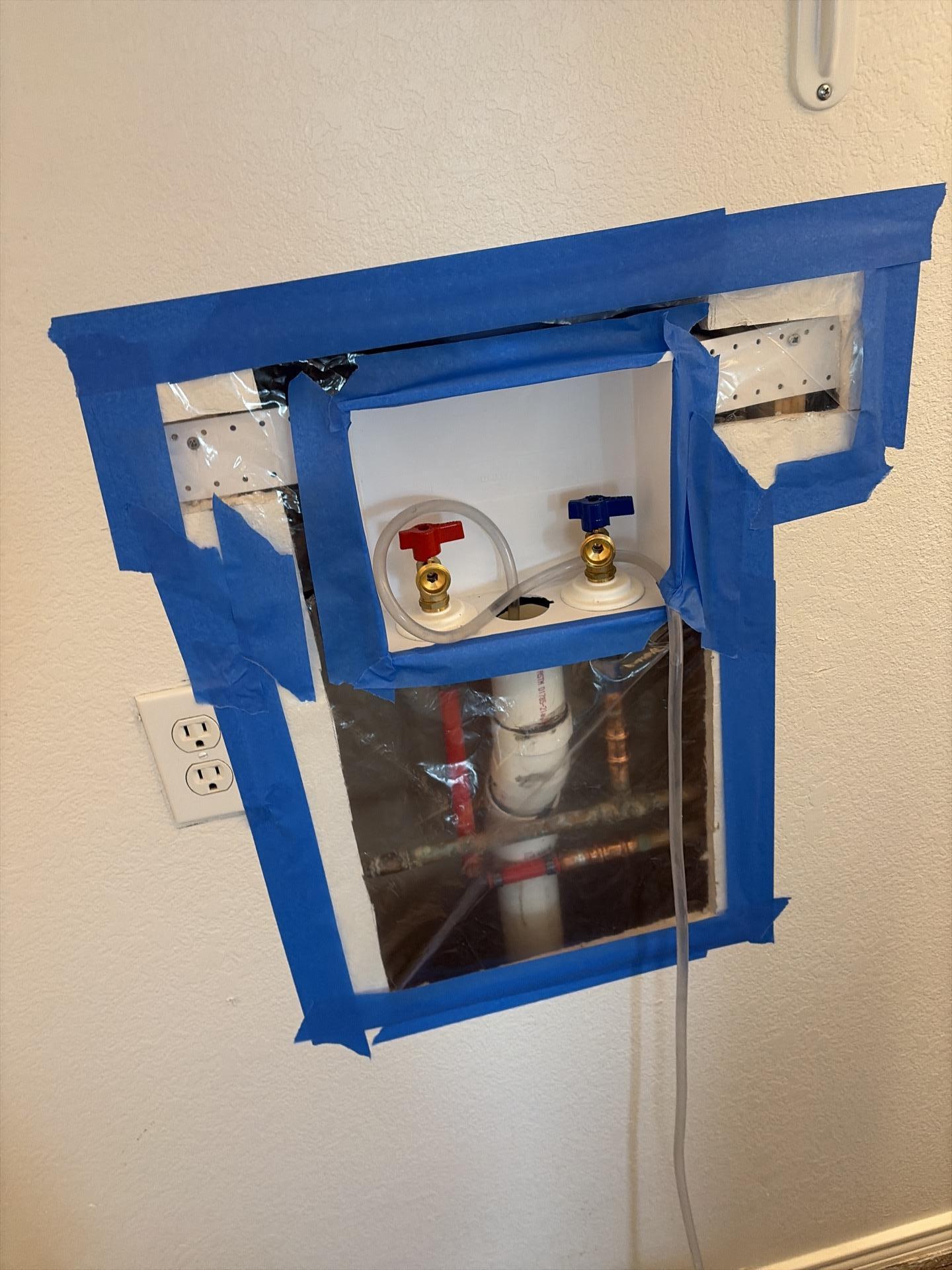 Source of loss identified as a washing machine drain leak in a McKinney laundry room