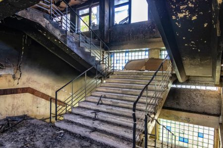 fire-damaged-stairwell